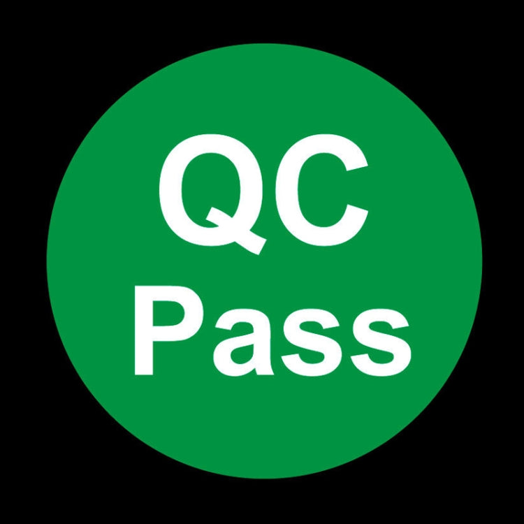 Etichetta per pass QC adesiva di forma rotonda da 1000 pezzi