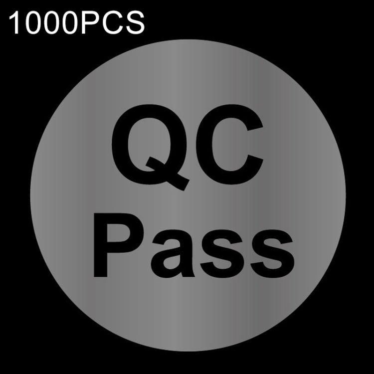 Etichetta per pass QC adesiva di forma rotonda da 1000 pezzi