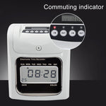 Punzonatrice per presenze inglese con schermo LCD, orologio elettronico, carta di carta, campana musicale di supporto, LCD Screen