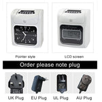 Punzonatrice per presenze inglese con schermo LCD, orologio elettronico, carta di carta, campana musicale di supporto, LCD Screen