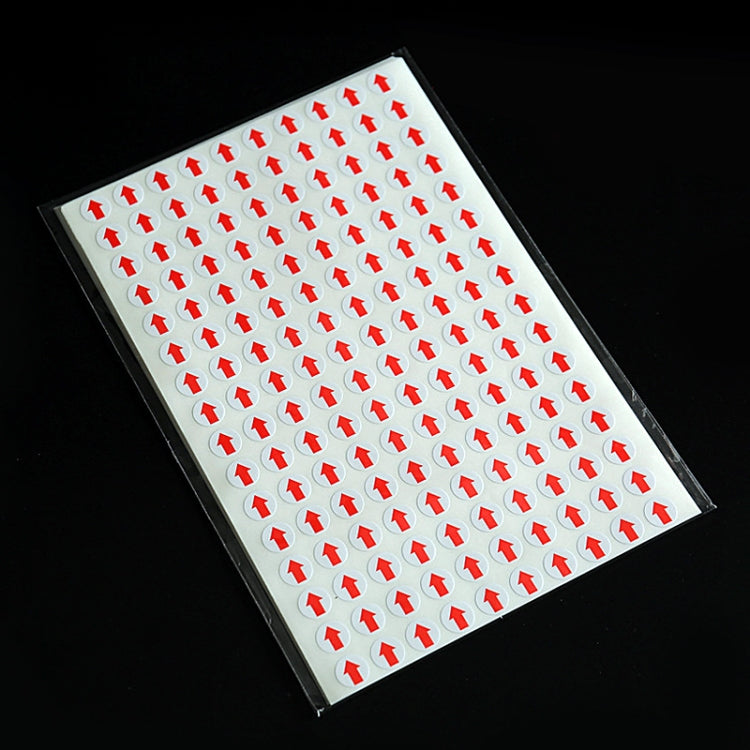 Etichetta di rilavorazione adesiva per rilavorazione di frecce autoadesive di forma rotonda da 20 pezzi, Round Shape