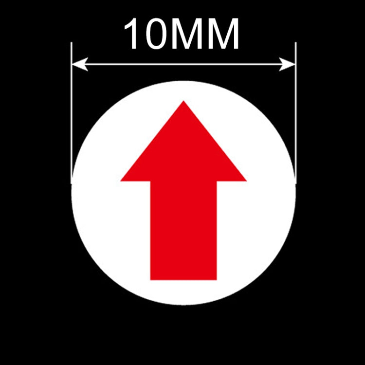 Etichetta di rilavorazione adesiva per rilavorazione di frecce autoadesive di forma rotonda da 20 pezzi, Round Shape