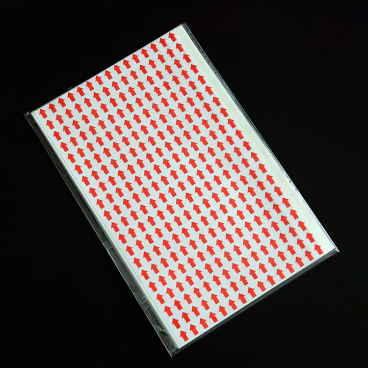 Etichetta di rilavorazione adesiva per rilavorazione a freccia autoadesiva a forma di rettangolo da 20 pezzi, Rectangle Shape