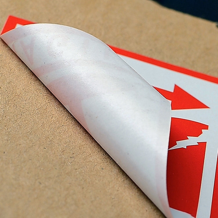 Etichetta autoadesiva di avvertimento inglese fragile da 1000 pezzi, dimensioni: 5,5x5,5 cm, 5.5 x 5.5cm