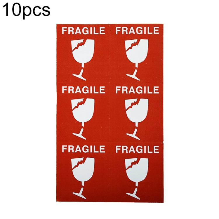 Etichetta fragile autoadesiva inglese di avvertimento da 100 pezzi, Fragile Label