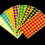 Etichetta adesiva colorata autoadesiva a forma rotonda da 1000 pezzi