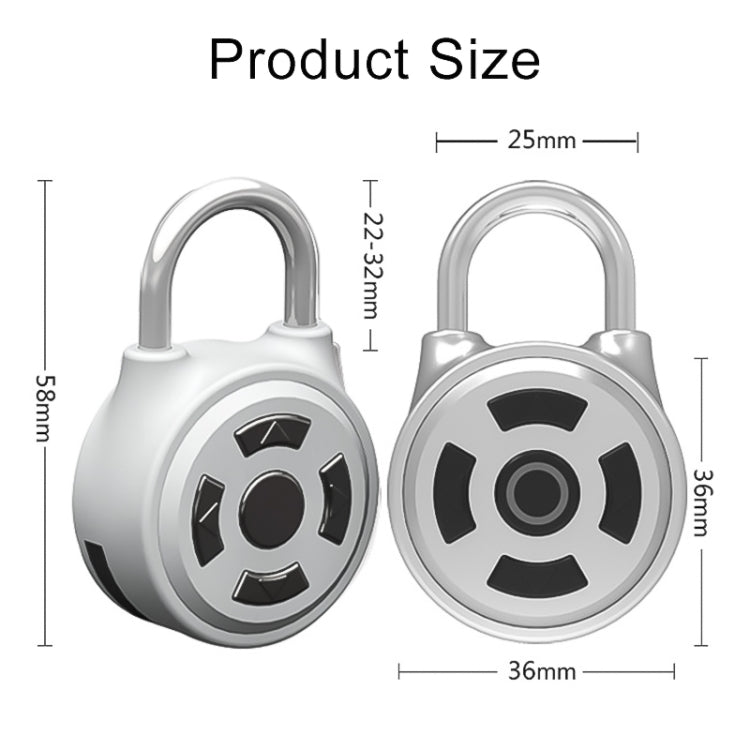 Sblocco remoto con lucchetto con password intelligente Bluetooth per iOS / Android, DM-1