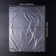 Busta da imballaggio in plastica PE a prova di umidità e polvere da 100 pezzi 1.6C, dimensioni: 60 cm x 100 cm, 60cm x 100cm