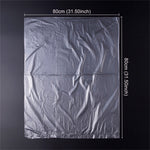 Busta da imballaggio in plastica PE a prova di umidità e polvere da 100 pezzi 2.8C, dimensioni: 80 cm x 80 cm, 80cm x 80cm