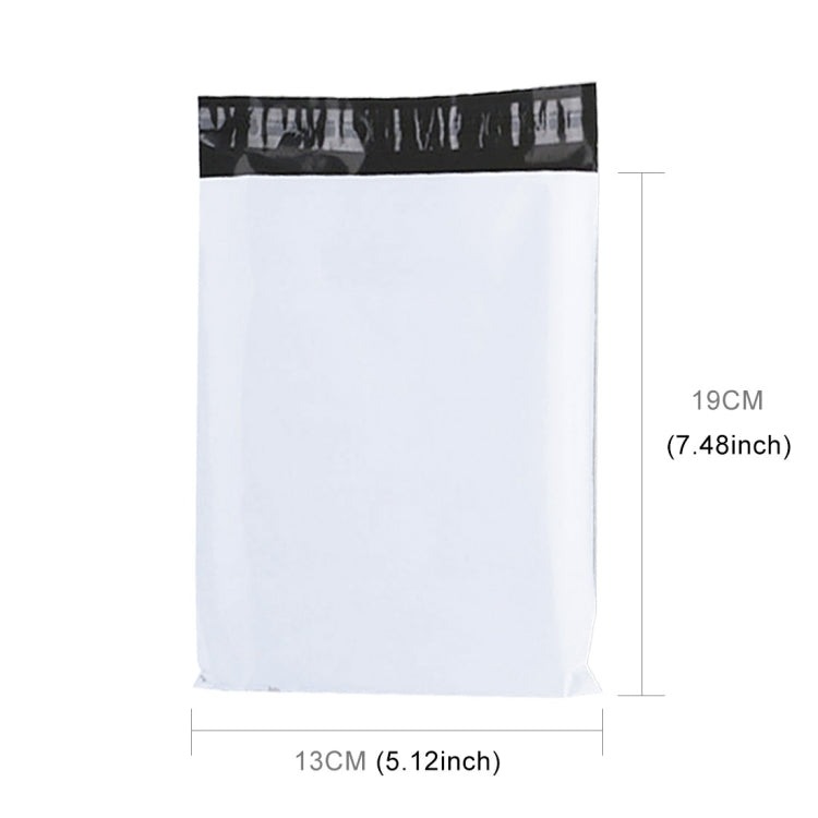 Buste postali da 100 pezzi per imballaggio, dimensioni: 130mm x 190mm+40mm, personalizza logo e design