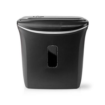 Paper Shredder | Cross Cut | 6x A4 pages | 12 l | Safety standard: DIN 4 | 300W | Black