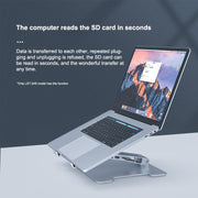 ORICO LST-2AS Supporto per supporto pieghevole pieghevole multifunzione in lega di alluminio per notebook, LST-2AS