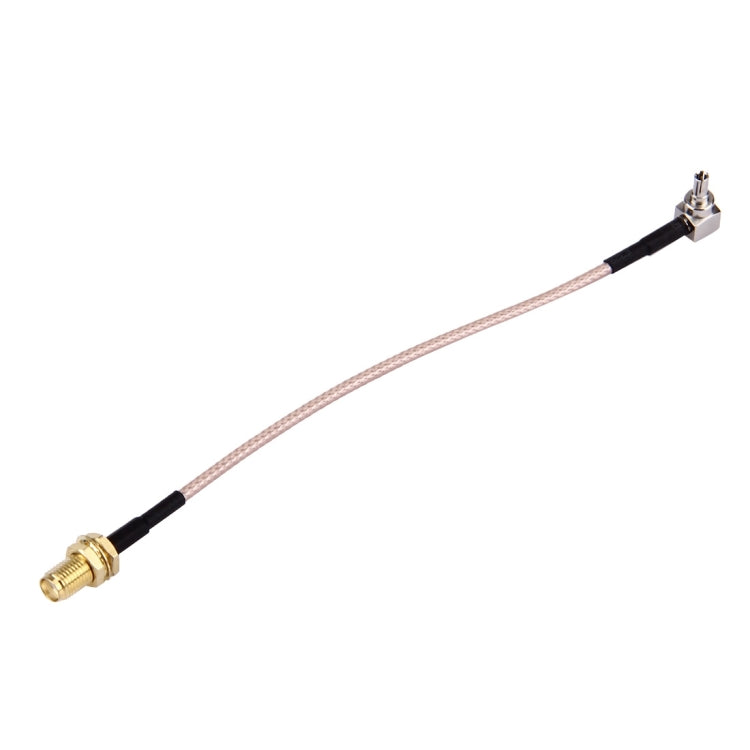 Cavo CRC9 maschio a SMA femmina da 15 cm, CRC9 90° Elbow to SMA (Braided)