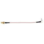 Cavo CRC9 maschio a SMA femmina da 15 cm, CRC9 90° Elbow to SMA (Braided)