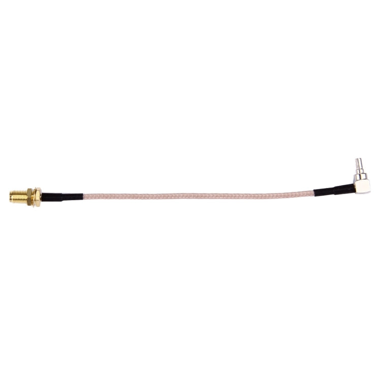 Cavo CRC9 maschio a SMA femmina da 15 cm, CRC9 90° Elbow to SMA (Braided)