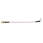 Cavo CRC9 maschio a SMA femmina da 15 cm, CRC9 90° Elbow to SMA (Braided)