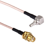 Cavo CRC9 maschio a SMA femmina da 15 cm, CRC9 90° Elbow to SMA (Braided)