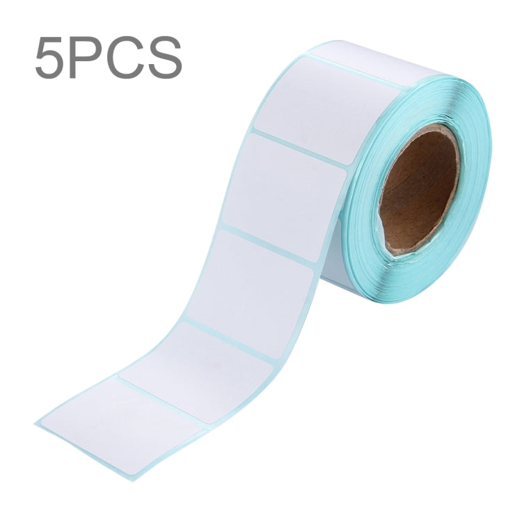 5pcs 40*30mm 700 Label Thermal Adhesive Barcode Paper