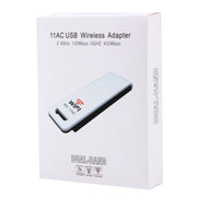 Adattatore wireless WiFi USB 802.11ac con supporto dual-band da 2,4 GHz/5 GHz
