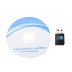 Adattatore wireless WiFi USB Bluetooth 4.0 2 in 1 + 150 Mbps 2,4 GHz