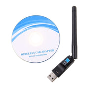Adattatore wireless WiFi USB Bluetooth 4.0 2 in 1 + 150 Mbps 2,4 GHz con antenna esterna 2D1