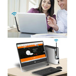 Adattatore wireless WiFi USB Bluetooth 4.0 2 in 1 + 150 Mbps 2,4 GHz con antenna esterna 2D1