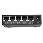 Switch POE a 5 porte 10/100Mbps Switch di rete Power Over Ethernet IEEE802.3af per dispositivi AP di telefoni VoIP con telecamera IP, 5 Ports Black