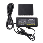 Switch POE a 5 porte 10/100Mbps Switch di rete Power Over Ethernet IEEE802.3af per dispositivi AP di telefoni VoIP con telecamera IP, 5 Ports Black