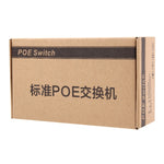 Switch POE a 5 porte 10/100Mbps Switch di rete Power Over Ethernet IEEE802.3af per dispositivi AP di telefoni VoIP con telecamera IP, 5 Ports Black