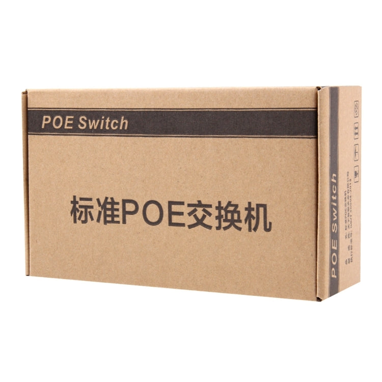 Switch POE a 5 porte 10/100Mbps Switch di rete Power Over Ethernet IEEE802.3af per dispositivi AP di telefoni VoIP con telecamera IP, 5 Ports Black