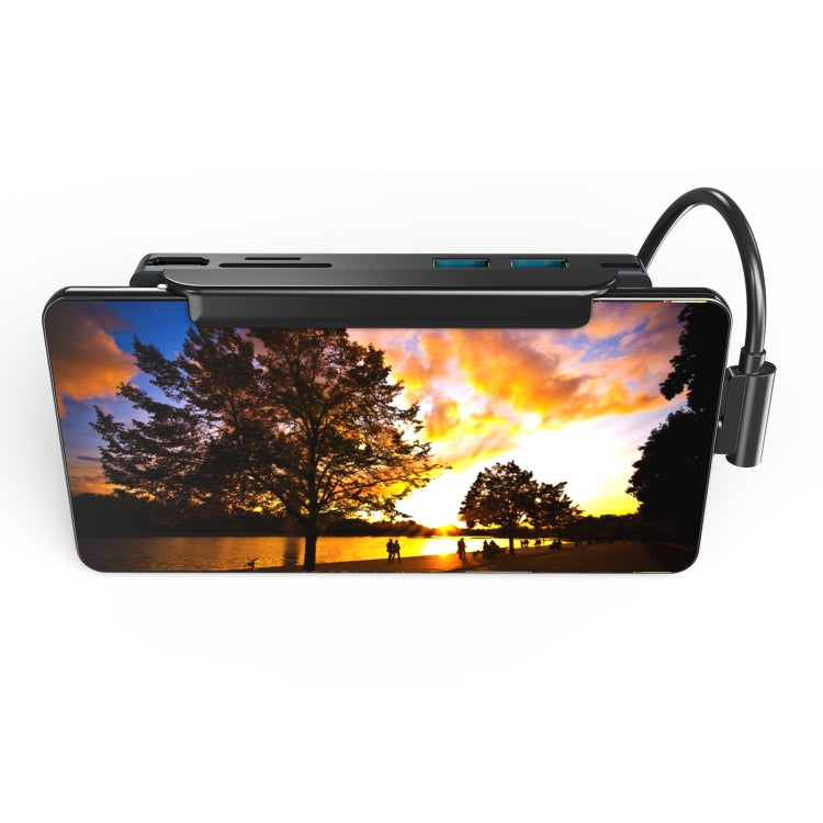 Hub docking station 6 in 1 USB-C con HDMI 4K e slot SD/TF