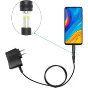 Convertitore di alimentazione DC 5,5 x 2,1 mm femmina a micro USB maschio