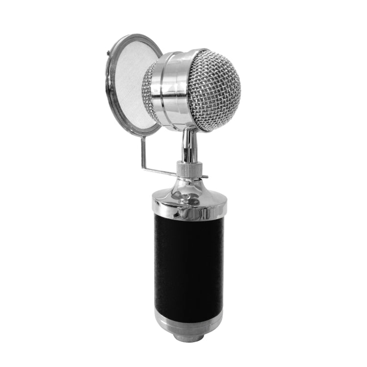 3000 Home KTV Mic Audio Recording Condenser Microphone with Shock Mount and Pop Filter for PC and Laptop, 3.5mm Earphone Port, Cable Length: 2.5m