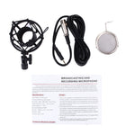 Microfono a condensatore 3000 Home KTV con filtro pop