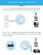 VONETS VAP11N Mini WiFi 300Mbps Ripetitore Bridge WiFi, Miglior Partner di Dispositivo IP / Telecamera IP / Stampante IP / XBOX / PS3 / IPTV / Skybox, VAP11N
