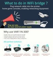 VONETS VAR11N-300 Mini ripetitore WiFi 300Mbps, router e bridge, supporto 802.11N, VAR11N-300