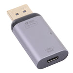Adattatore USB-C femmina a DisplayPort maschio 4K 60Hz con ricari