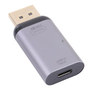 2 in 1 4K 60Hz DP maschio a ricarica USB-C/Type-C + adattatore USB-C/Type-C femmina, DP