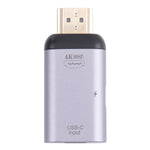 Adattatore 2 in 1 HDMI 4K 60Hz e USB-C ricarica