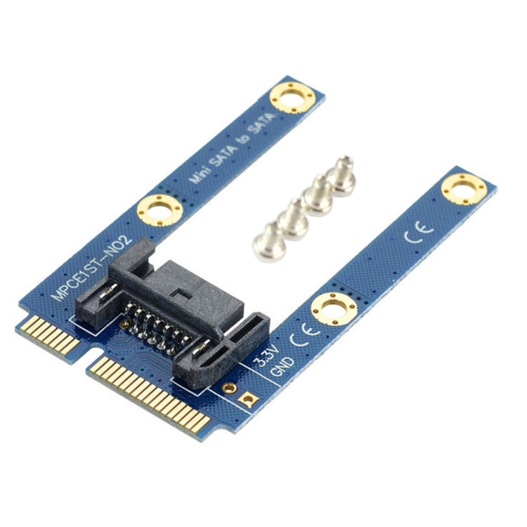 Scheda adattatore di estensione Mini PCI-E mSATA SSD a SATA 7 pin MPCIe