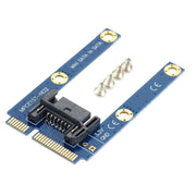 Scheda adattatore di estensione Mini PCI-E mSATA SSD a SATA 7 pin MPCIe