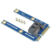Scheda adattatore di estensione Mini PCI-E mSATA SSD a SATA 7 pin MPCIe