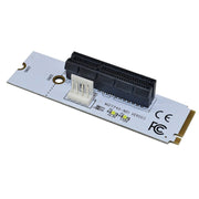 NGFF M.2 Chiave M a PCI-E 1X / 4X / 8X / 16X Scheda grafica Mining Slot Adattatore Scheda convertitore riser con LED, VER003