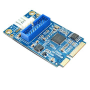 Scheda di espansione per PC desktop anteriore da MINI PCI-E a USB 3.0 a 19 pin con porta di connessione di alimentazione a 4 pin, 4 Pin Power