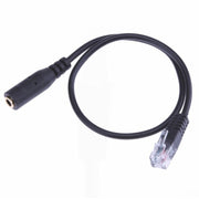 Cavo convertitore da jack da 3,5 mm a RJ9 per PC/telefoni cellulari, adattatore per telefono da ufficio, lunghezza: 32 cm