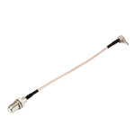 Cavo CRC9 maschio a femmina F da 15 cm, CRC9 Male to F Female
