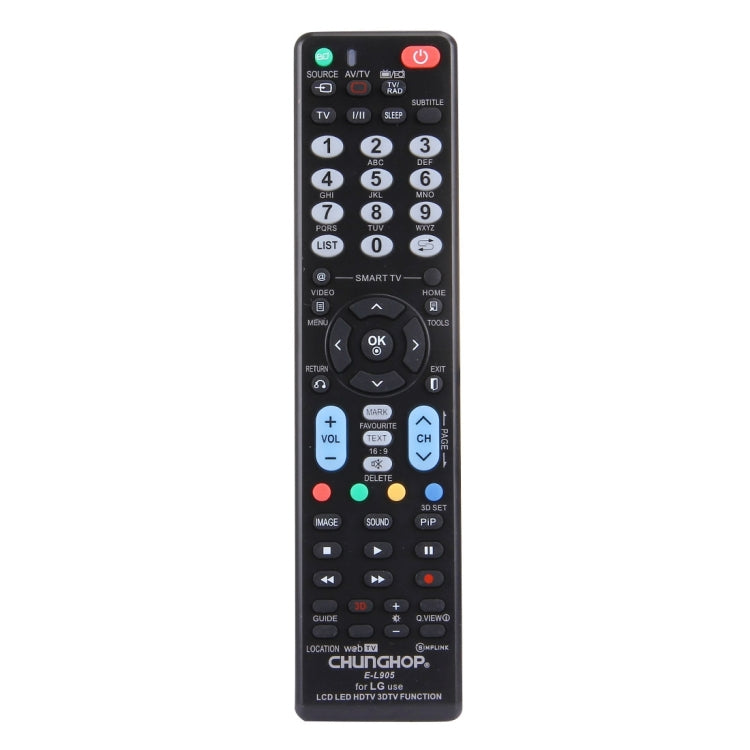 CHUNGHOP E-L905 Universal Remote Control for LG LED LCD HDTV 3DTV, For LG TV