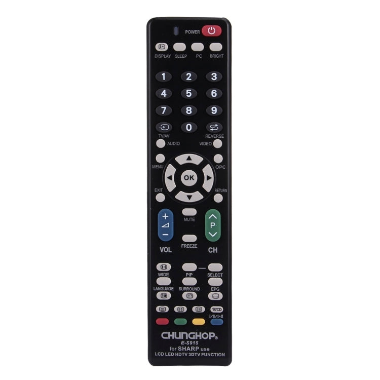 CHUNGHOP E-S915 Universal Remote Control for SHARP LED TV / LCD TV / HDTV / 3DTV, for SHARP TV