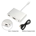 Adattatore 3 in 1 da 8 pin a HDMI/VGA/audio