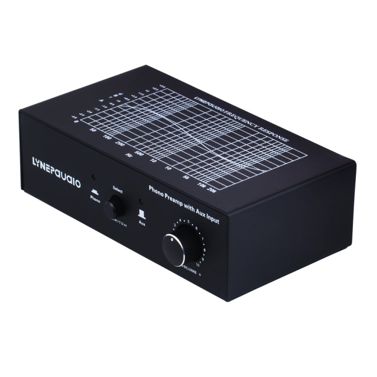 B855 LINEPAUDIO Telephone prephonographic signal amplifier with auxiliary input and volume control